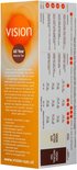 Verpakking van Vision All Year Natural Tan zelfbruiner met oranje cirkel en productinformatie.