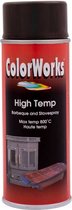 ColorWorks Verf Spuitbus - Spuitlak - Hittebestendig - Bruin - 400 ml