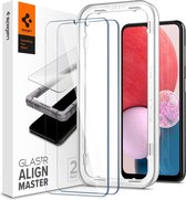 Spigen GlastR AlignMaster voor Samsung Galaxy A13 4G - 2-pack