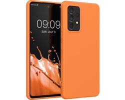 kwmobile telefoonhoesje geschikt voor Samsung Galaxy A53 5G - Hoesje voor smartphone - Back cover in fruitig oranje