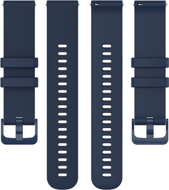 Bracelet en Siliconen (bleu foncé), adapté pour Garmin Vivoactive 4 & Venu 2