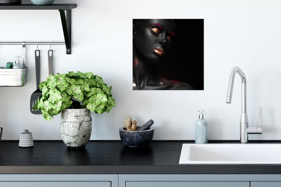 Affiche Femme - Koper - Zwart - 30x30 cm