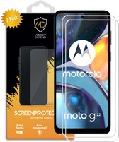 2-Pack Motorola Moto G22 Screenprotectors - MobyDefend Case-Friendly Gehard Glas Screensavers - Glasplaatjes Geschikt Voor Motorola Moto G22