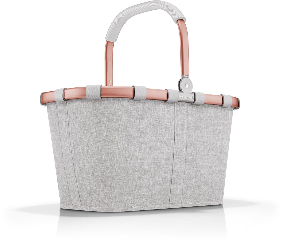 Reisenthel Carrybag Boodschappenmand - 22L - Frame Twist Sky Rose Grijs