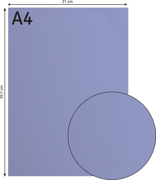 A4 Texture Florence Cardstock Canvas, 10-Piece, Sorbet