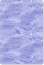 Muismat - Mousepad - Patroon - Paars - Waterverf - Marmer print - 18x27 cm - Muismatten