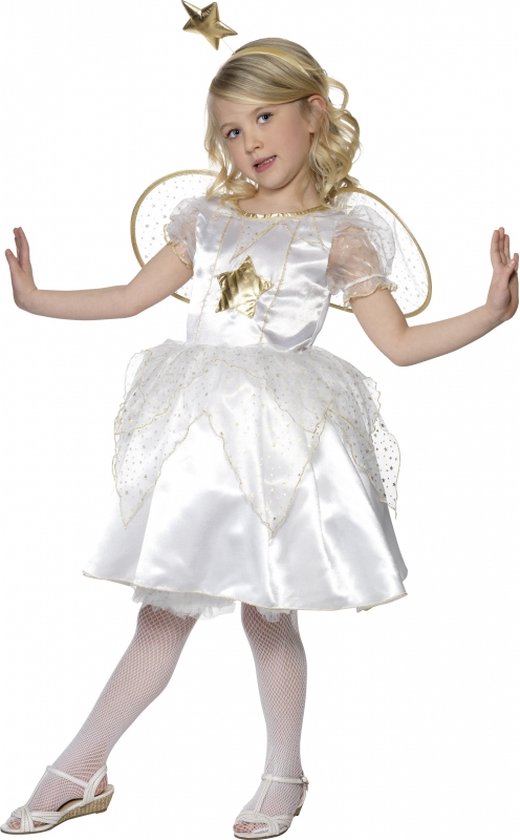 Star Fairy Kerstengel kostuum - Kleedje, vleugels en diadeem met ster -...  | bol.com