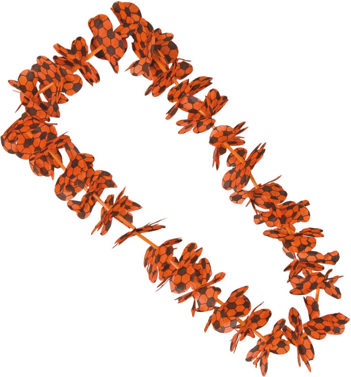 Oranje voetbal hawaii krans/slinger - EK/WK Holland supporters feestartikelen