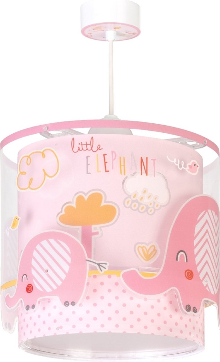 Dalber Little Elephant - Kinderkamer hanglamp - Roze