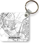Sleutelhanger - Uitdeelcadeautjes - Plattegrond - Rijnsburg - Kaart - Stadskaart - Plastic