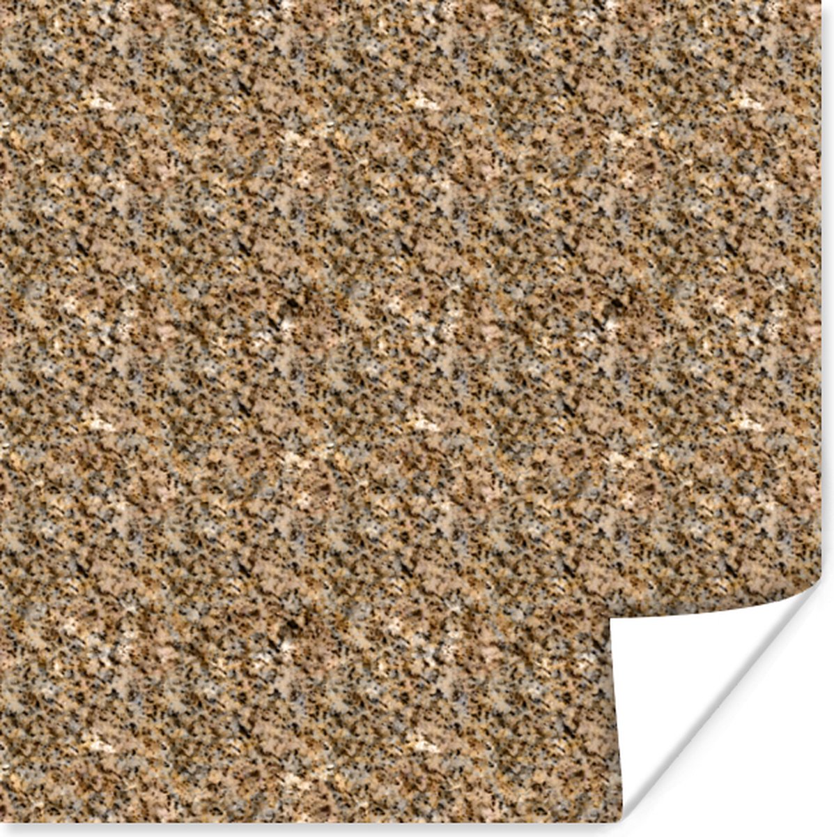 Poster Graniet - Patroon - Structuur - 75x75 cm