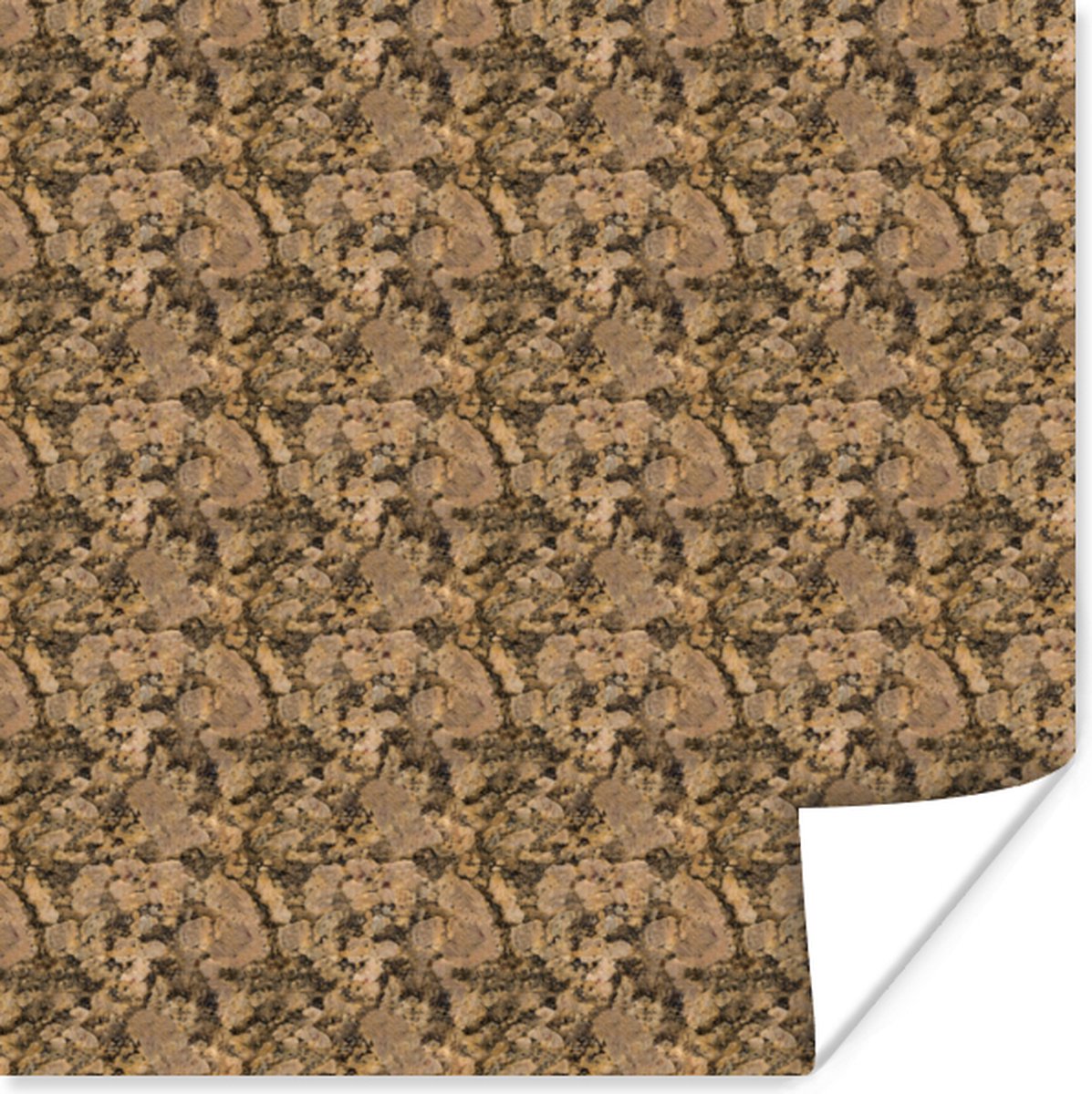 Poster Patroon - Structuur - Graniet - 75x75 cm