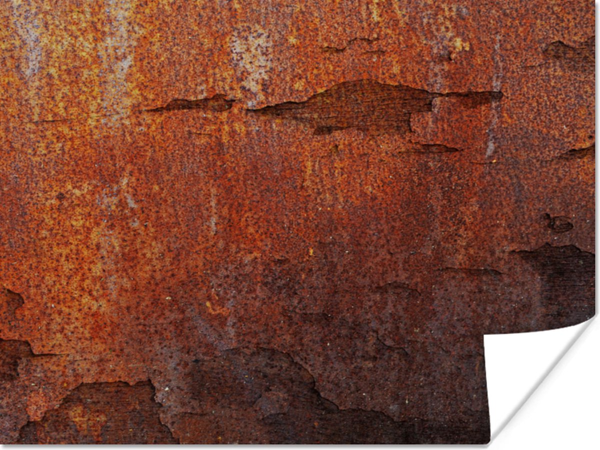 Poster Roest - Vintage - Staal - 40x30 cm