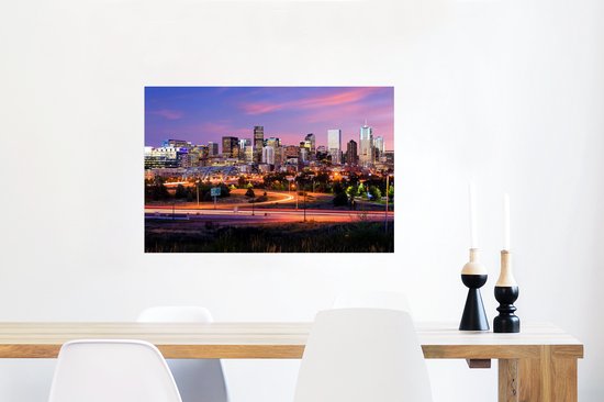 Affiche Soir - Trafic - Ville - 90x60 cm