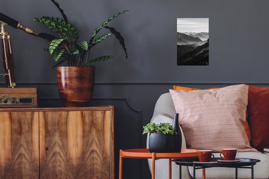 Poster Montagnes - Nature - Brouillard - 20x30 cm