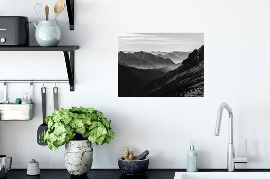 Affiche Montagnes - Nature - Brouillard - 40x30 cm