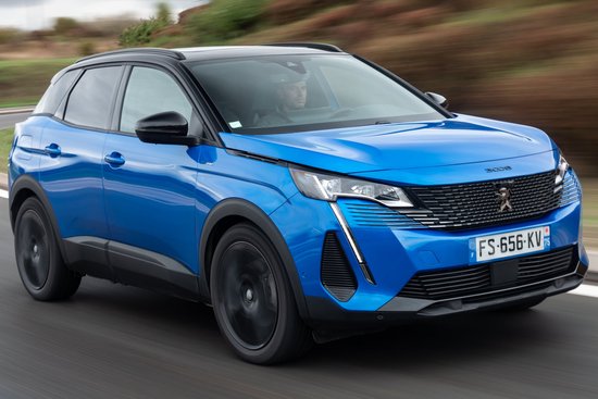 Tapis de voiture Peugeot 3008 - Année de construction : 12/2020 - 2021 - Original Fit - 3 pièces - Velours