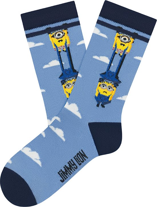Jimmy Lion kids minions sky sokken blauw (Minions) - 21-25