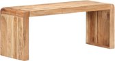 Banc vidaXL - Bois d'acacia Massief - 110 x 38 x 46 cm - Banc de salle à manger - Banc en bois - Banc en acacia - Table basse - Banc marron