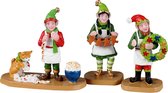 Lemax - Crafty Elves, Set Of 3 - Kersthuisjes & Kerstdorpen