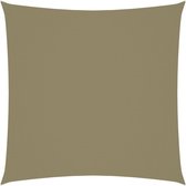 vidaXL - Zonnescherm - vierkant - 6x6 - m - oxford - stof - beige