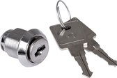 Cylinder Lock For Saddle Lockers And Cabinet Attachment