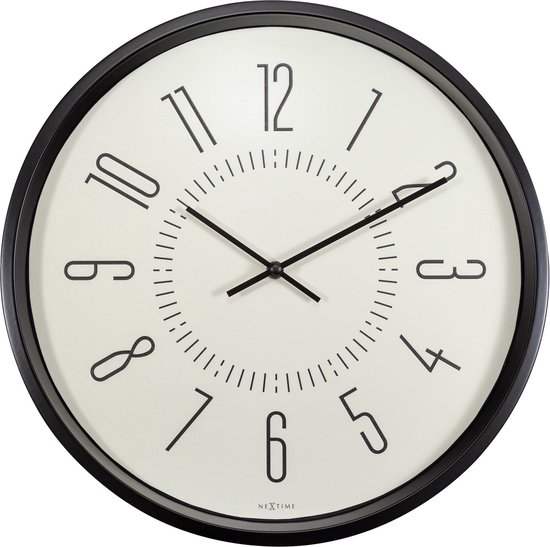 Horloge Murale Lumineuse - Wit - 35 cm - Geen de bruit de coutil! -  Lumineux - NeXtime | bol.com