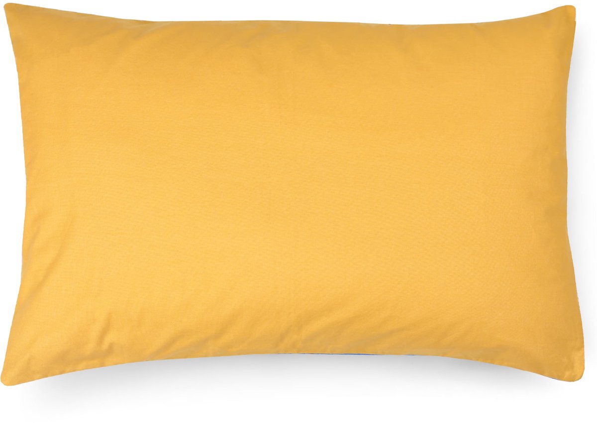 Kussenhoes voor kinderen 30 x 50 cm van 100% katoen, senfgelb