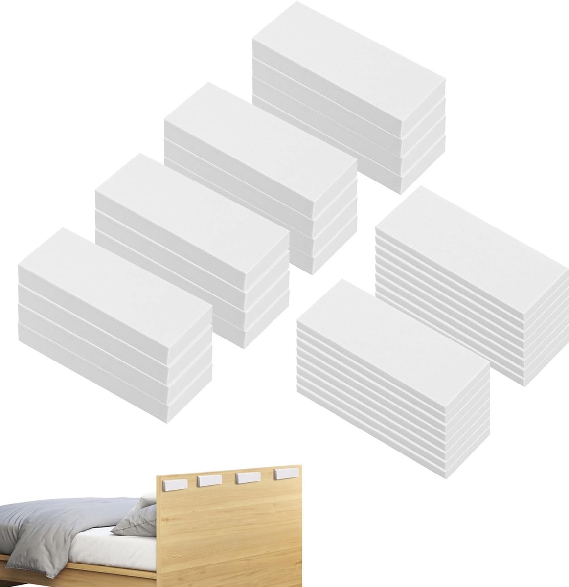 SolidKeus - 32 Stuks EVA Foam Wandbeschermers