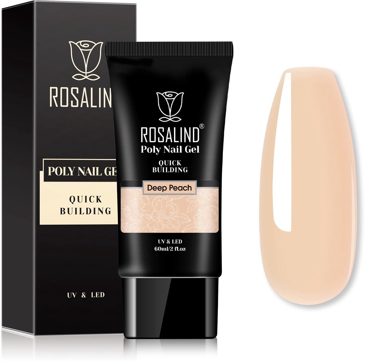 SolidKeus - Snelle Poly Nail Gel 60ml Nude voor Nagelverlenging