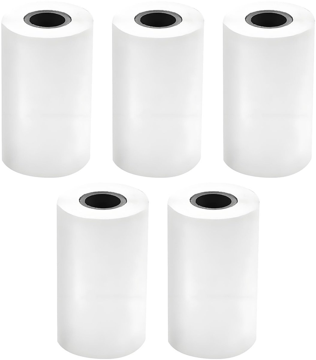 SolidKeus - Set van 5 Rollen Thermisch Papier 57 x 30 mm
