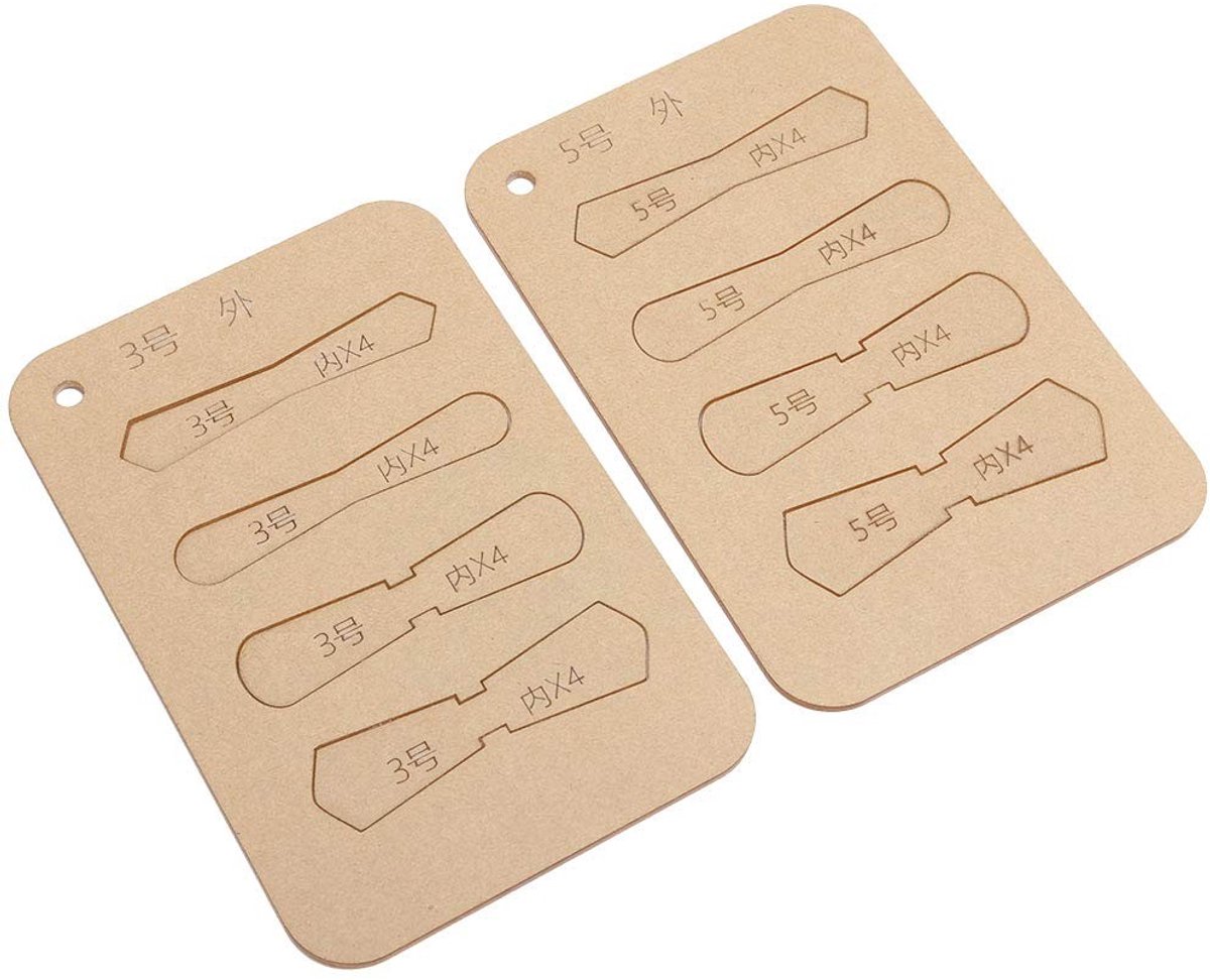 SolidKeus - Acryl Templates voor Leerbewerkingen, Duurzaam en Betrouwbaar
