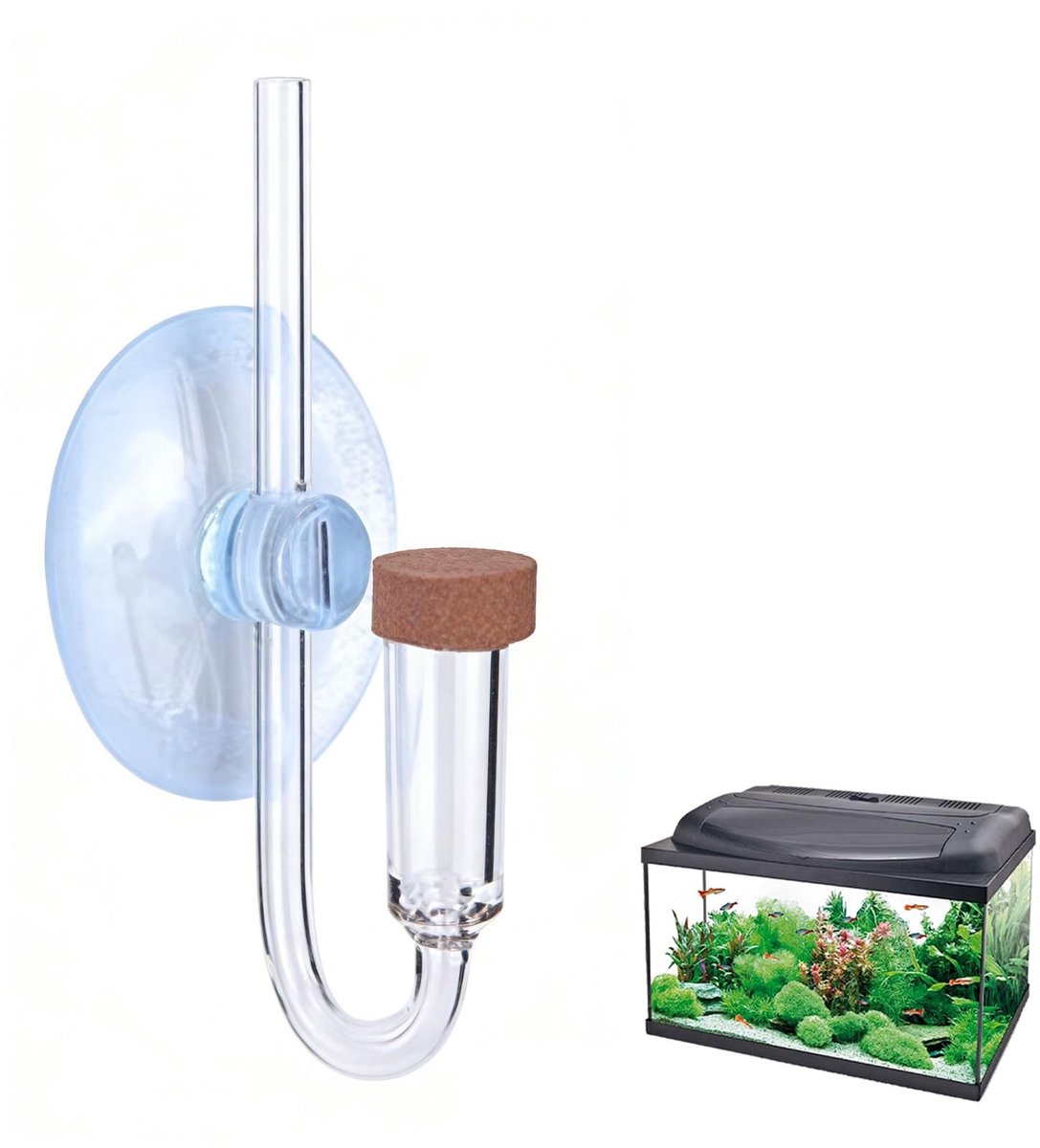 SolidKeus - CO2 Diffuser voor Aquarium met Micro Bubbles