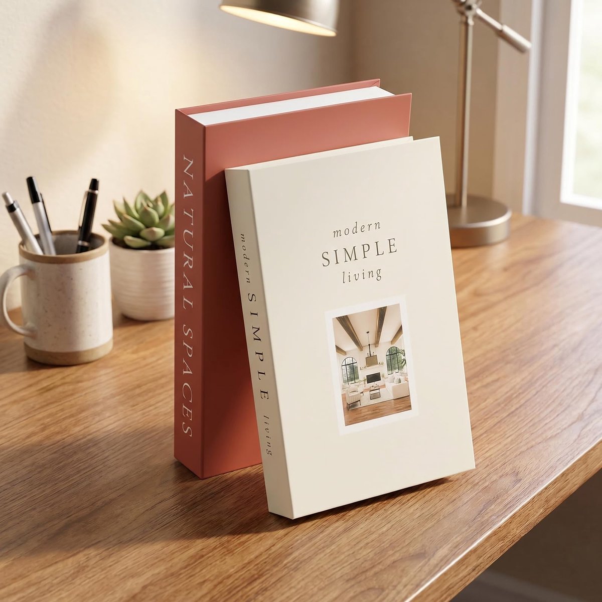 SolidKeus - Set van 2 Decoratieve Boeken voor Interieurdecoratie