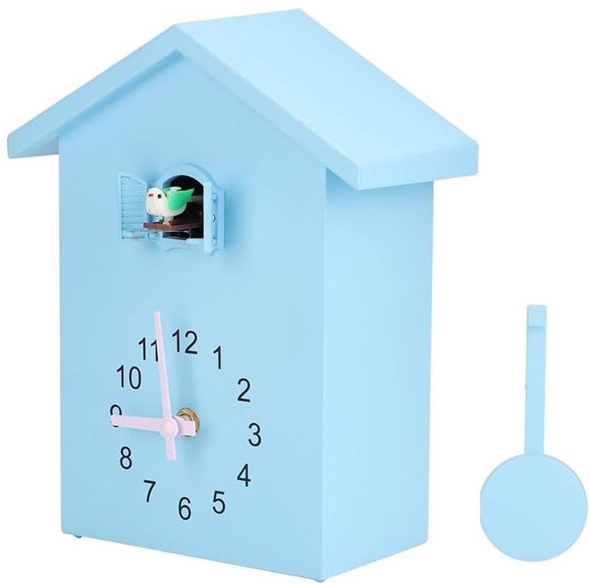 SolidKeus - Moderne Koekoeksklok met Stil Mechanisme en Vogeldecoratie