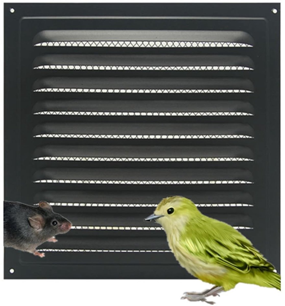 SolidKeus - Ventilatierooster voor Daken 25x25 cm