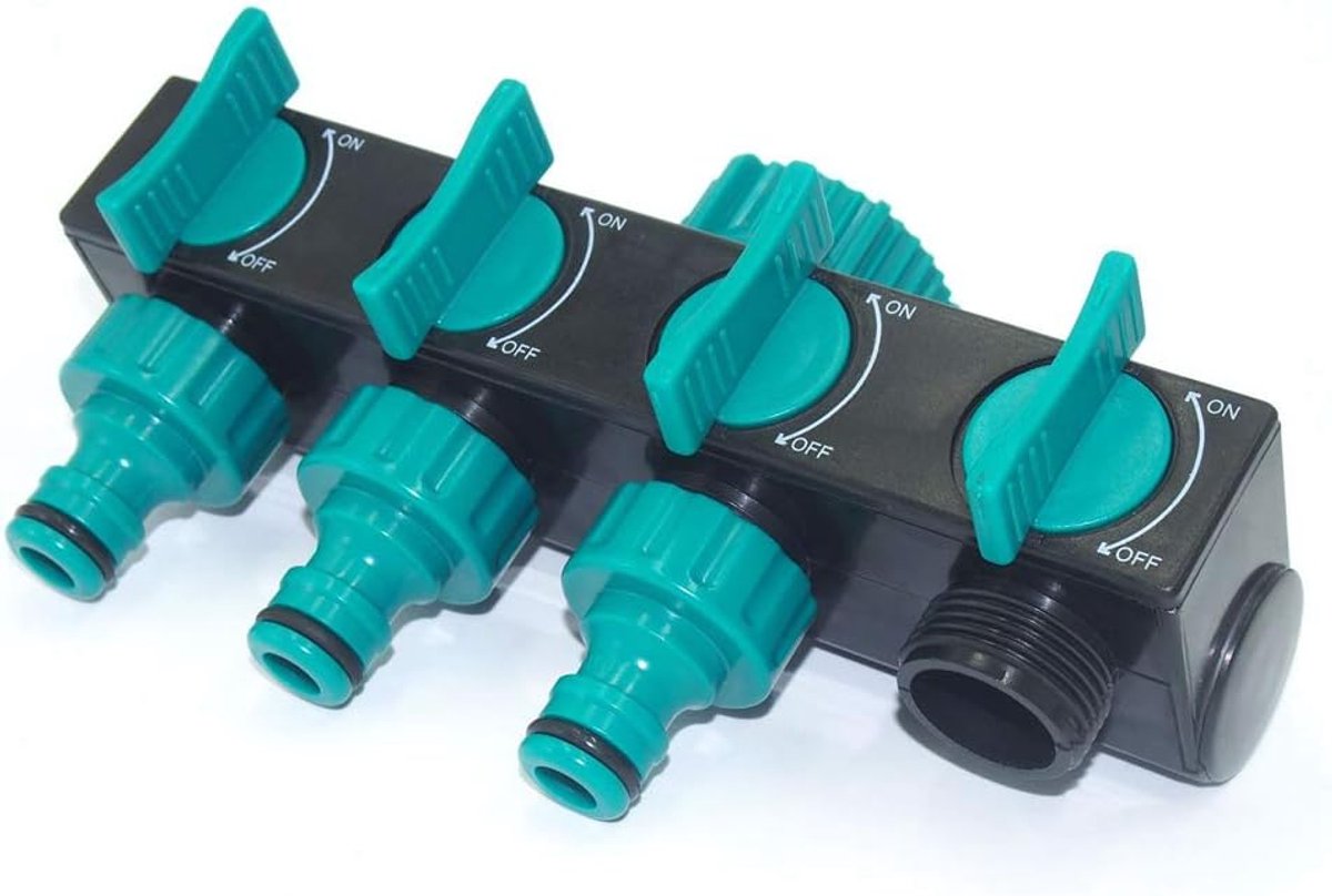 4 Manier Waterverdeler Slang Spliter Tuin Slang Connector Y Connector Tap Water Splitter