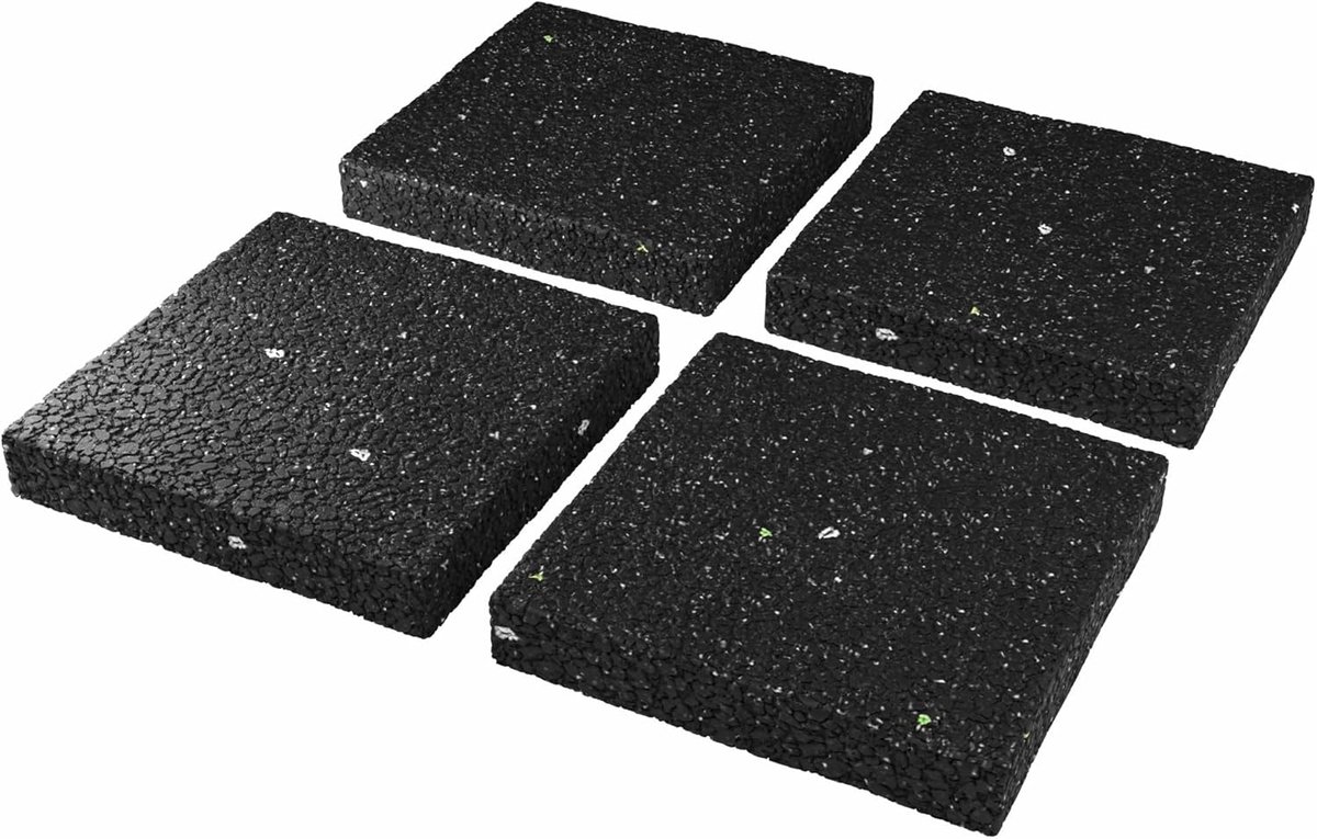4 STUKS Wasmachines XXL Onderleggers Rubberen Pads Trillingsdempers Veilige Standaard voor Droger Meubels en Kasten - Rubberen Luidsprekermat - met Schaalwasmat (Set van 4-15 mm)