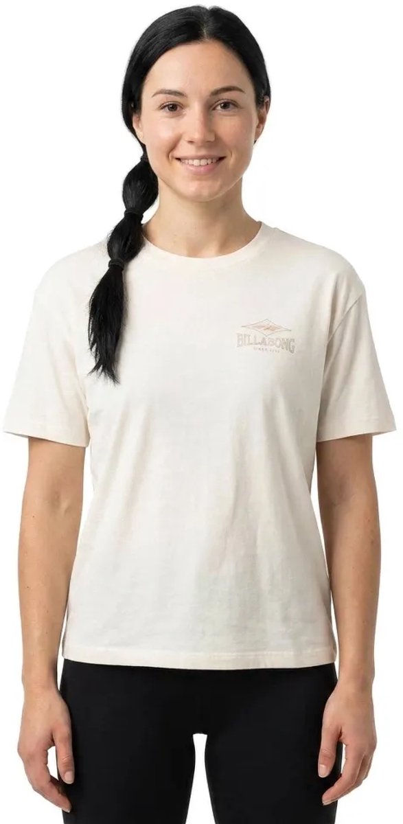 Billabong Heritage Backer T-shirt Met Korte Mouwen M Vrouw Salt Crystal