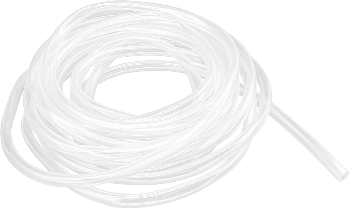 3 mm ID x 5 mm OD 8 m (26,2 ft) doorzichtige vinylslang PVC-buis, lichtgewicht en flexibele plastic buis, waterluchtpijp