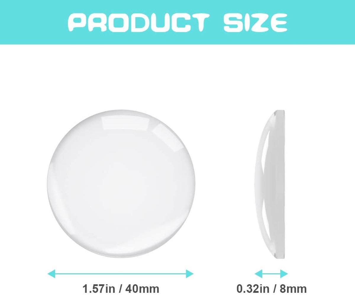 24-delige Deur Stoppers - Siliconen Wandbeschermers met Zelfklevende Achterzijde - Transparante Ronde Deurbuffers voor Deurklinken, Muren & Meubels - Herbruikbare Muurbescherming tegen Stoten en Krassen - Diameter 4 cm