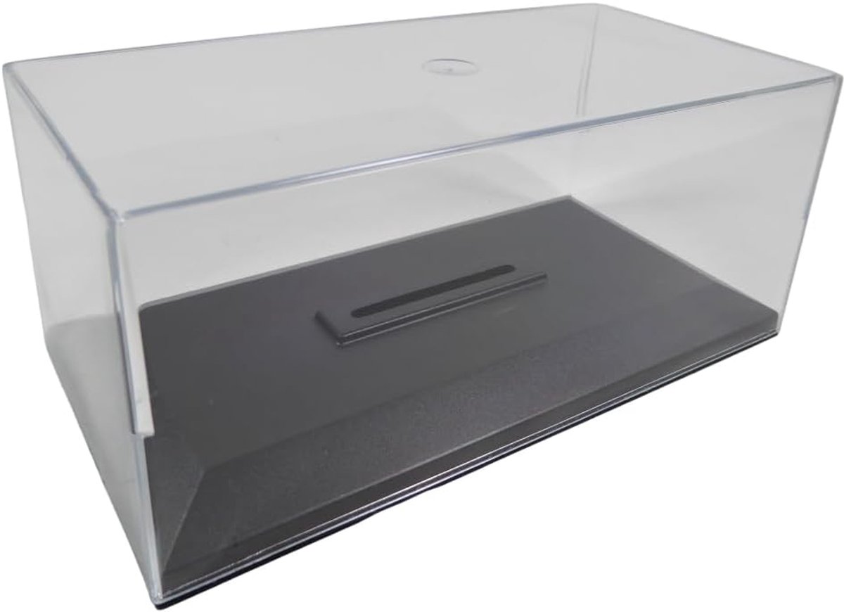 Dozen met deksel + basis voor 1/43 collectie miniatuurauto - acrylkristallen vitrine