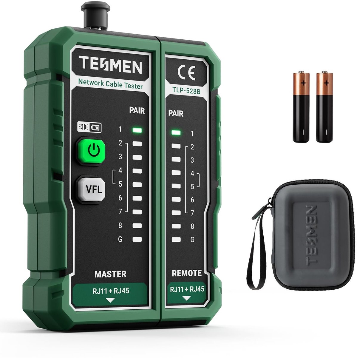 SolidKeus - Netwerktester met VFL en RJ45 voor Ethernet Kabels