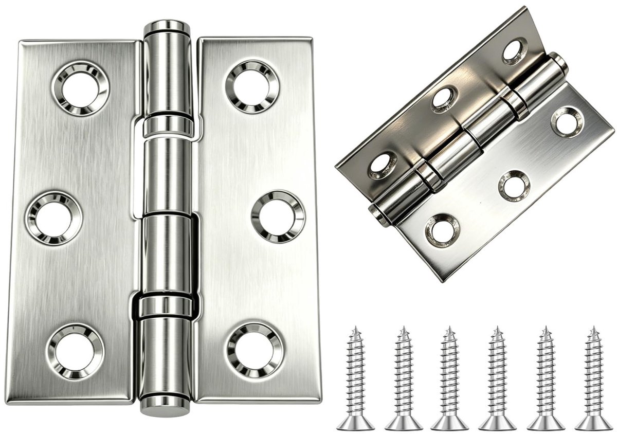 SolidKeus - Set van 4 Vouwscharnieren 60x39mm voor Deuren