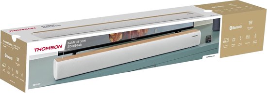 Soundbar - Speakerbalk Home Audio - Film en Muziek - 200W Muziekvermogen - 85.5 Centimeter - Wit Hout — afbeelding 5