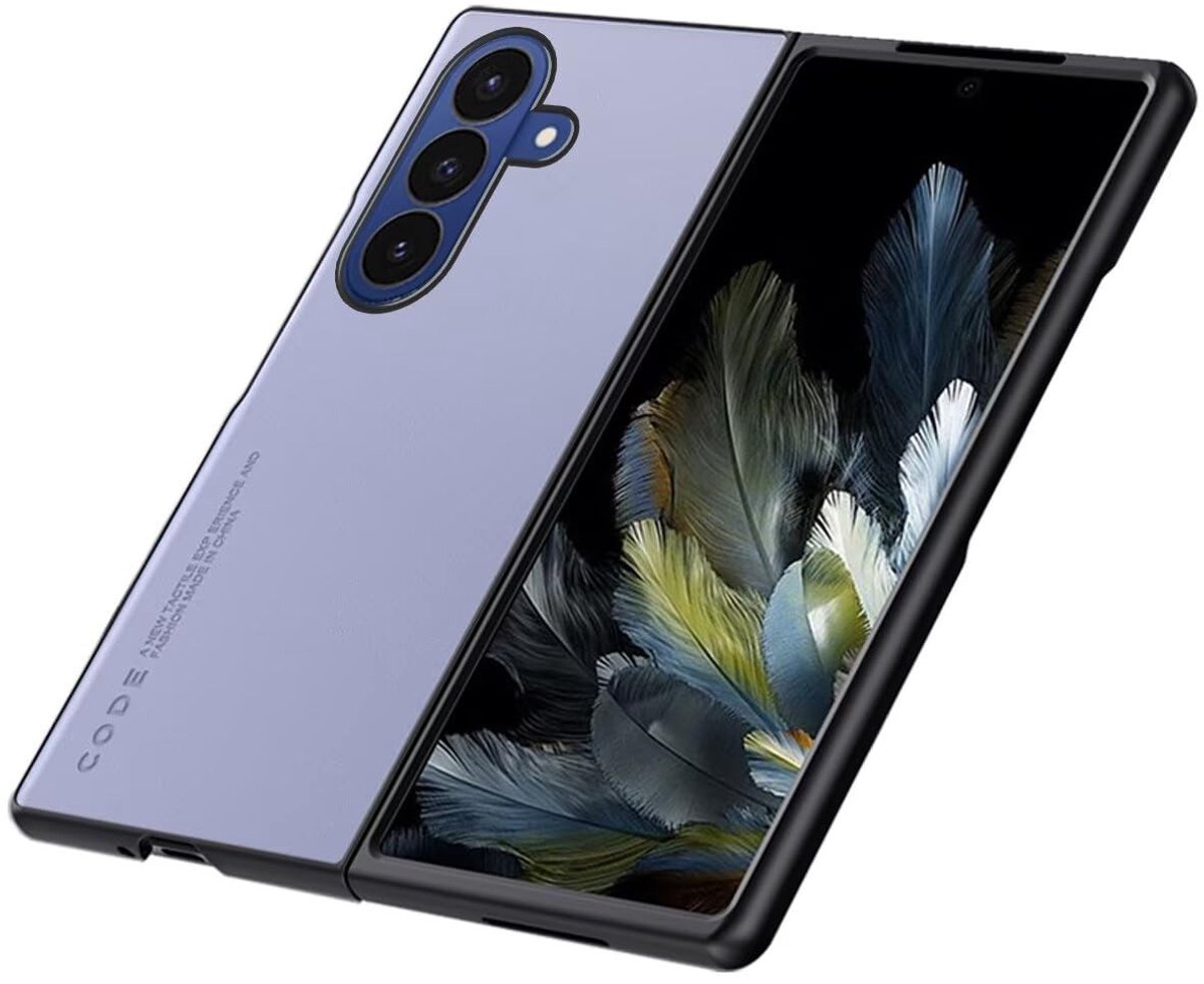 SolidKeus - Case voor Samsung Galaxy Z Fold 7 (8.2 Inch) - Lichtpaars