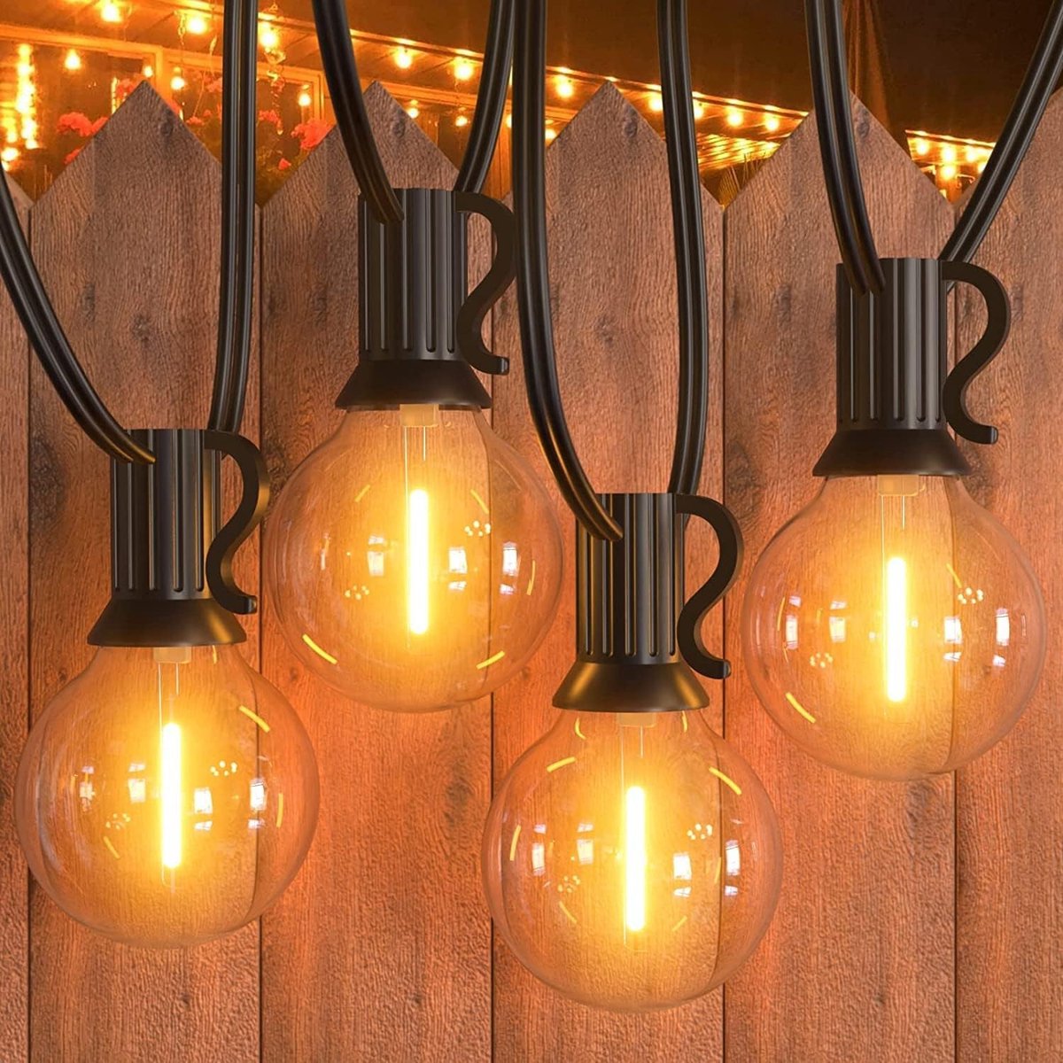 Tuinverlichting buiten lichtsnoern - Warm wit - 7,6 meter - LED waterdichte lichtslinger - Voor buiten en binnen gebruik