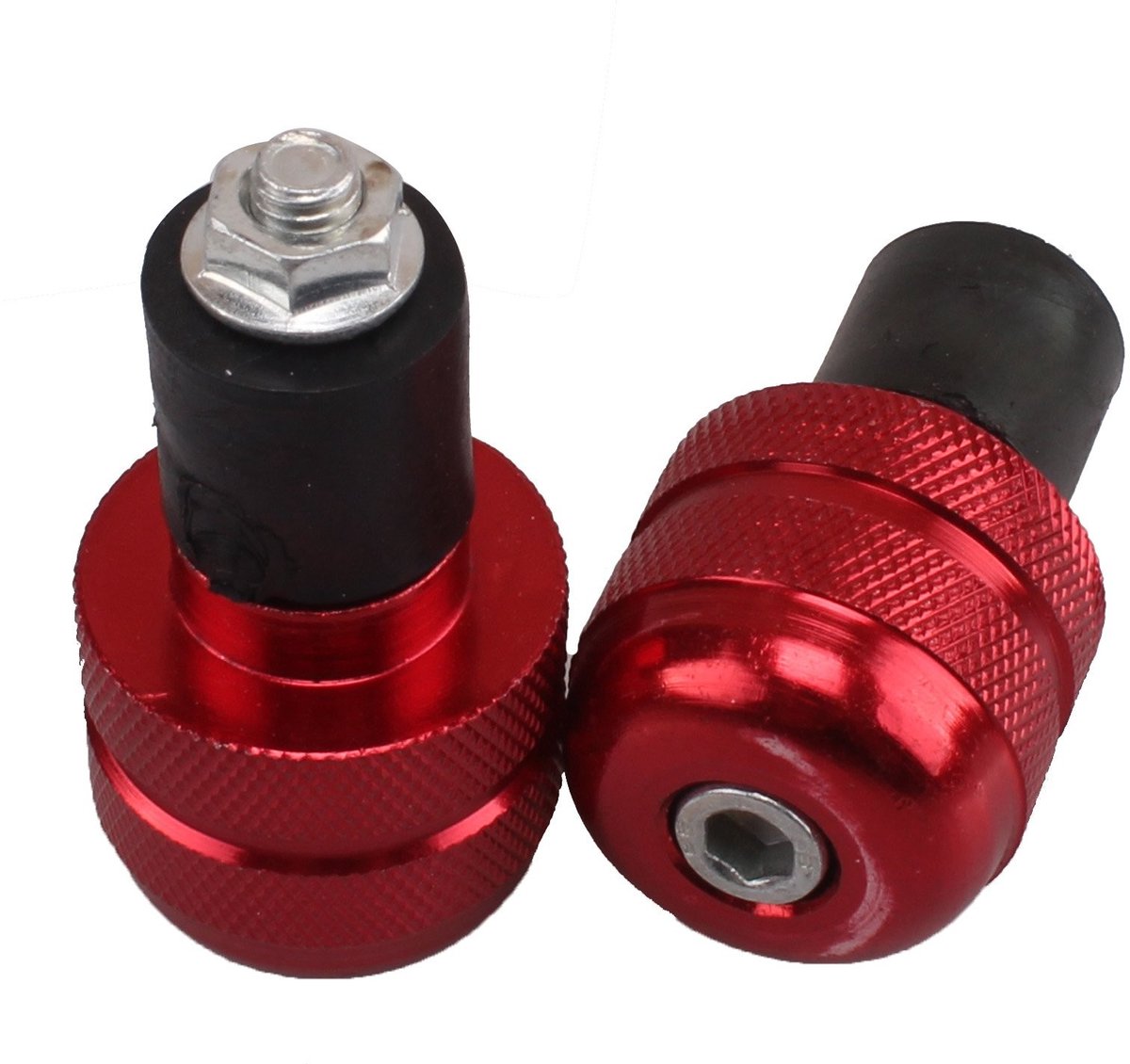 SolidKeus - Aluminium Anti-Vibratie Handgreep Eindpluggen voor Motor