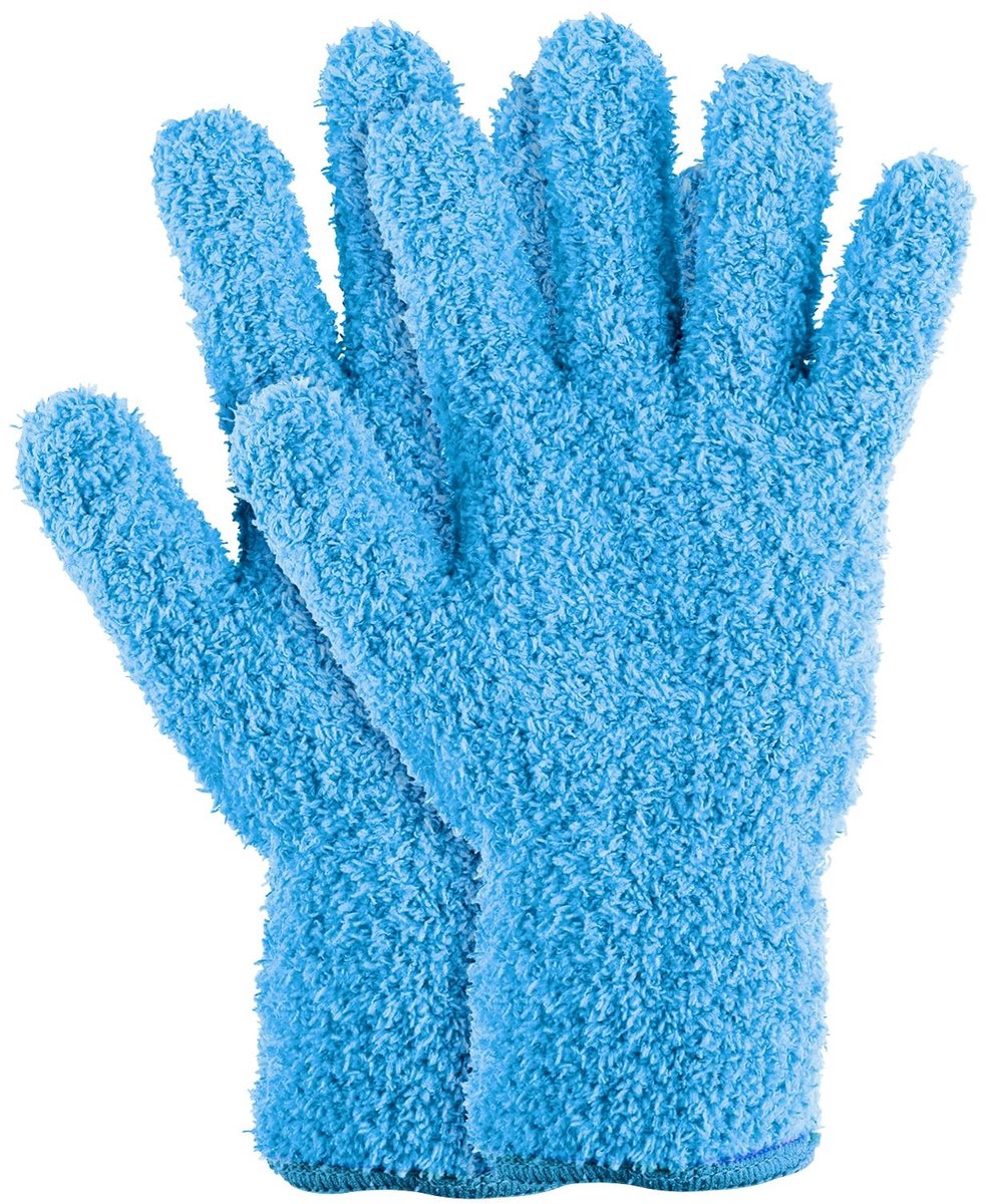 SolidKeus - Set van 2 Herbruikbare Microvezel Schoonmaak Handschoenen