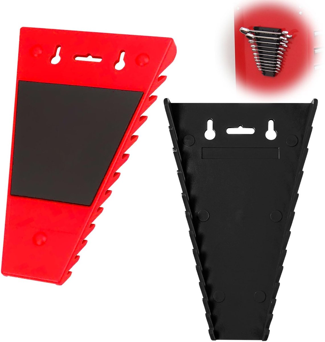 SolidKeus - Magnetische Sleutelorganizer voor Gereedschap, Set van 2